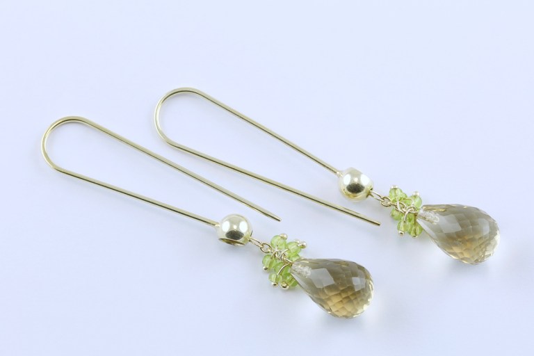 sita falkena "druppel licht" goud whiskykwarts glas