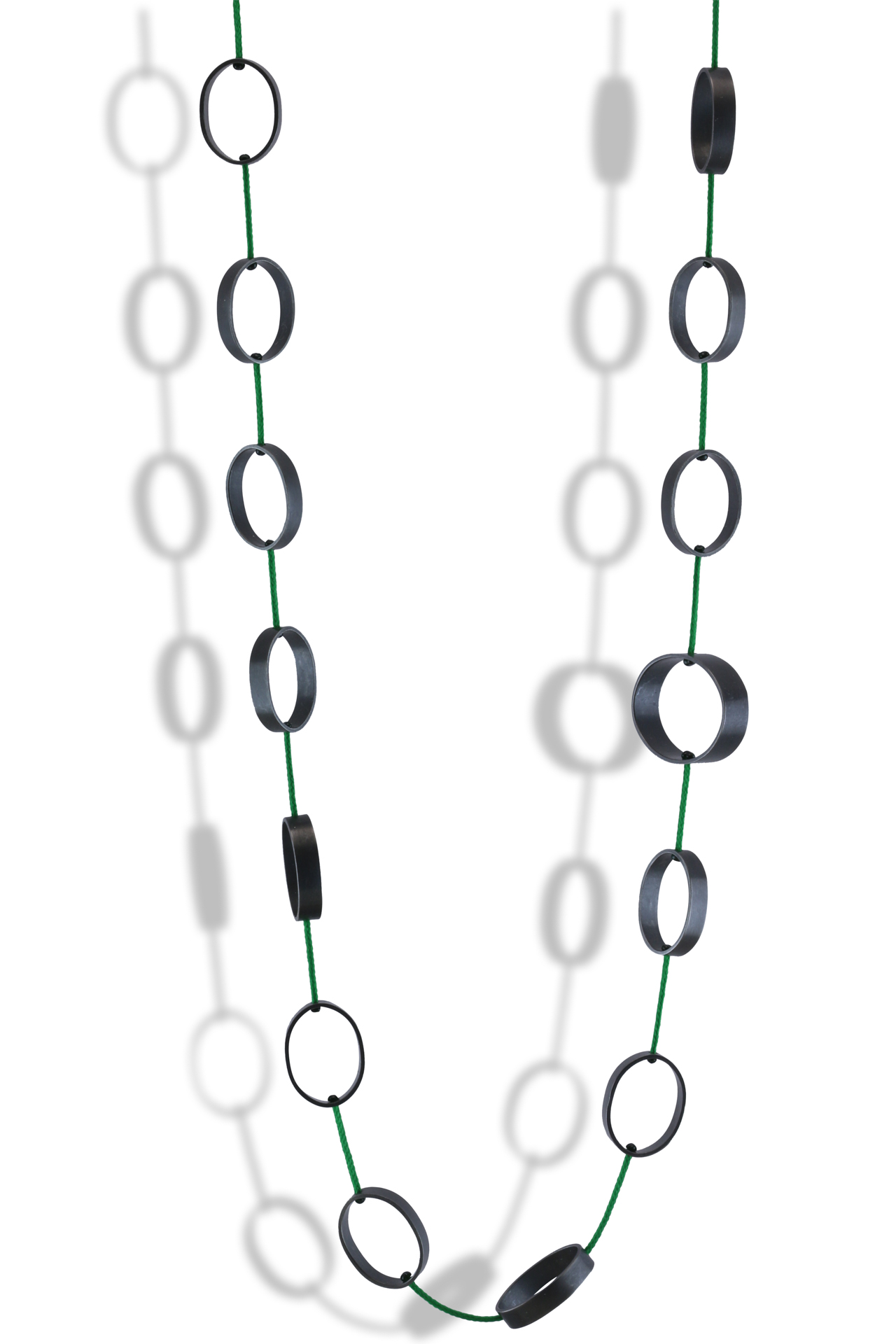 sita falkena necklace silver nylon