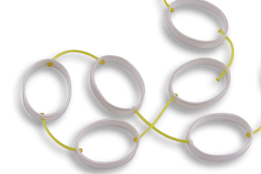 sita falkena necklace oxidized silver nylon