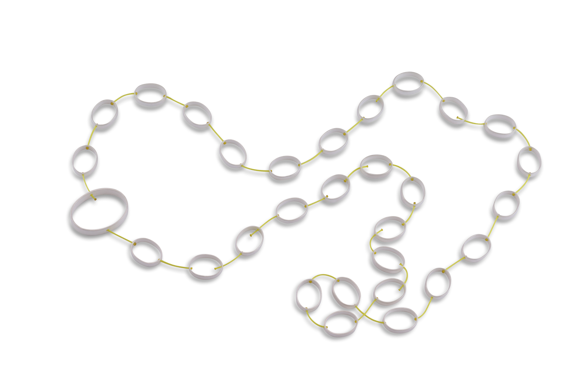 sita falkena necklace oxidized silver nylon