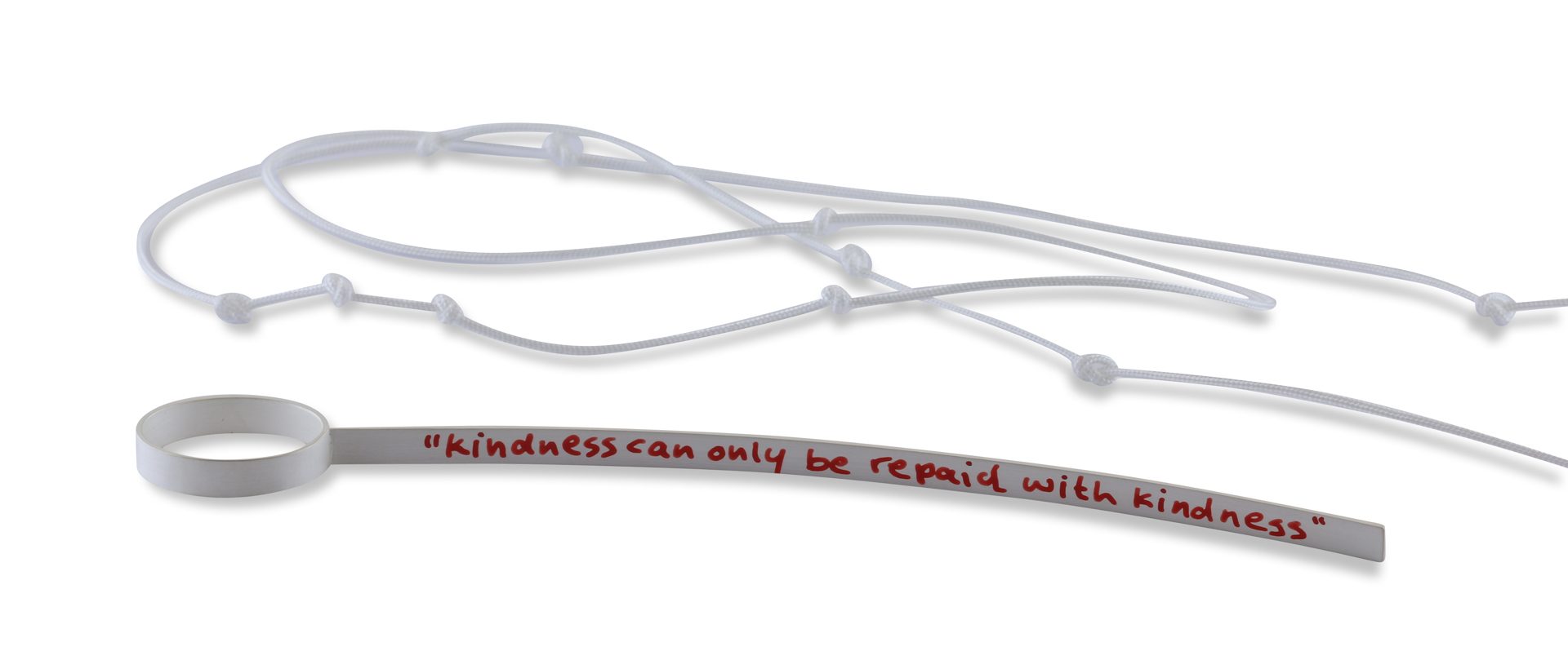 sita falkena silent mind pendant silver nylon cord