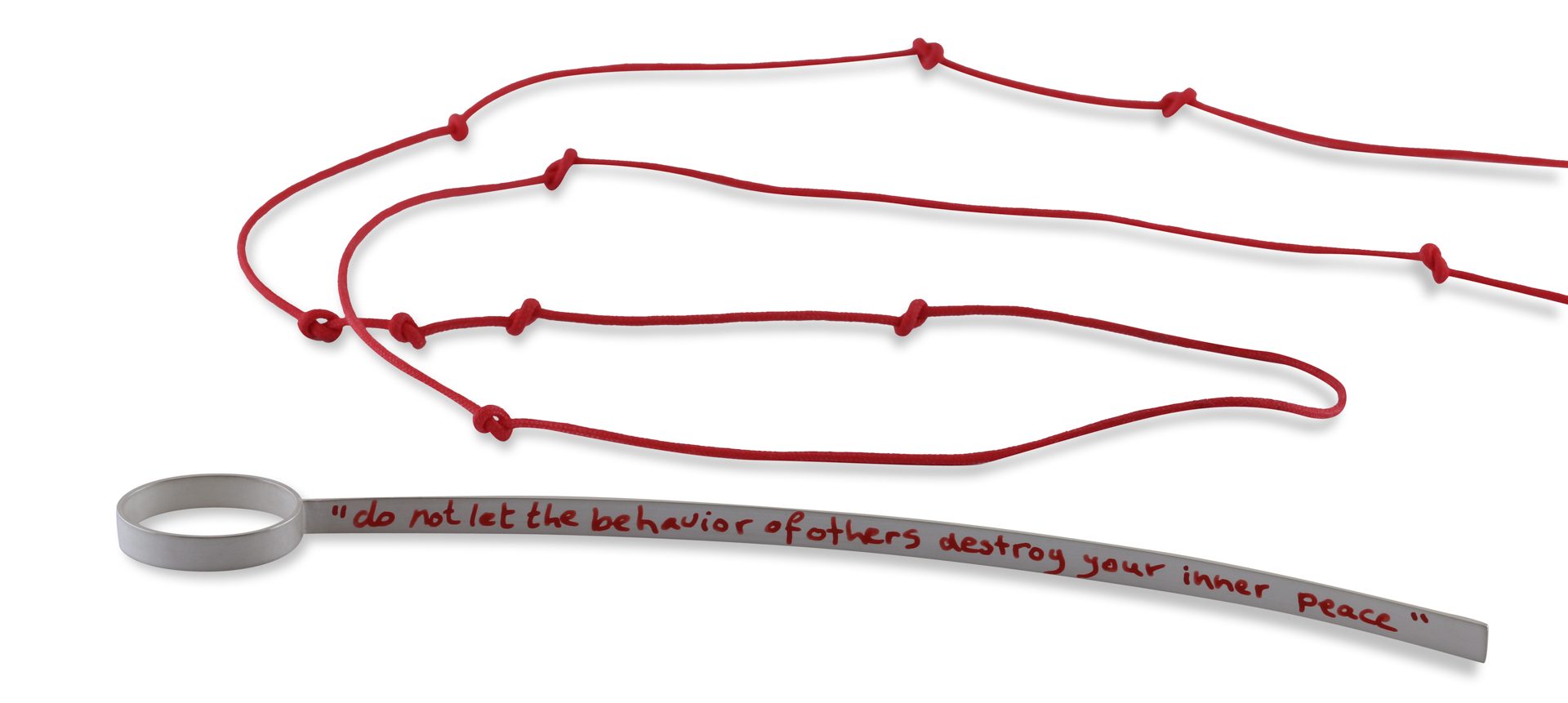 sita falkena silent mind pendant silver nylon cord