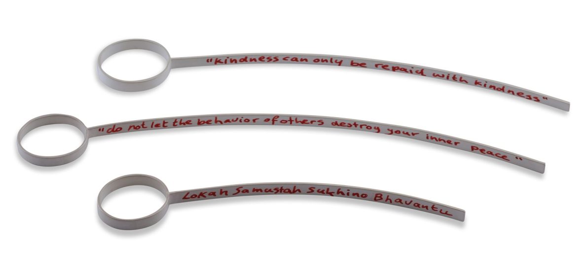 sita falkena 3 pendants silver nylon cord