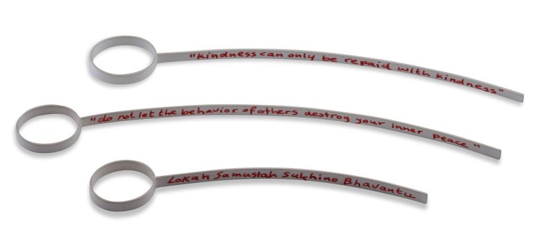 sita falkena 3 pendants silver nylon cord