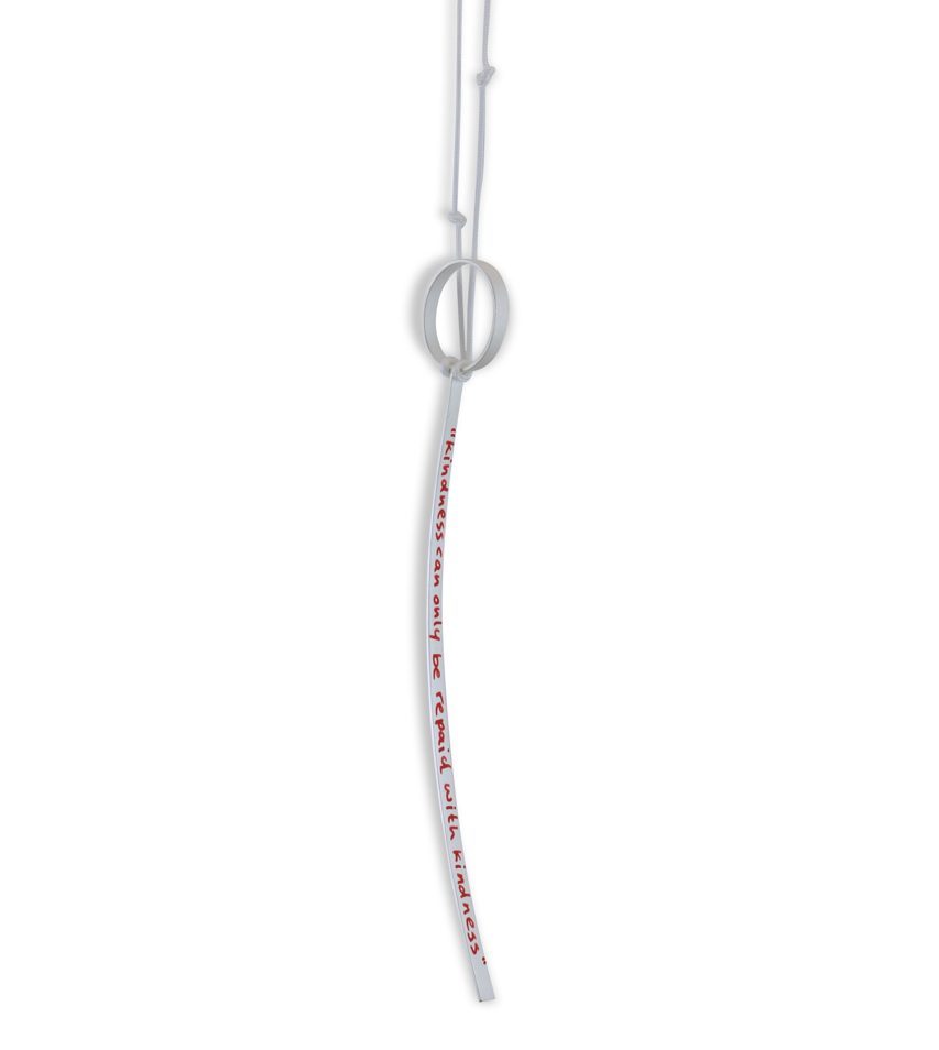 sita falkena silent mind pendent silver nylon cord