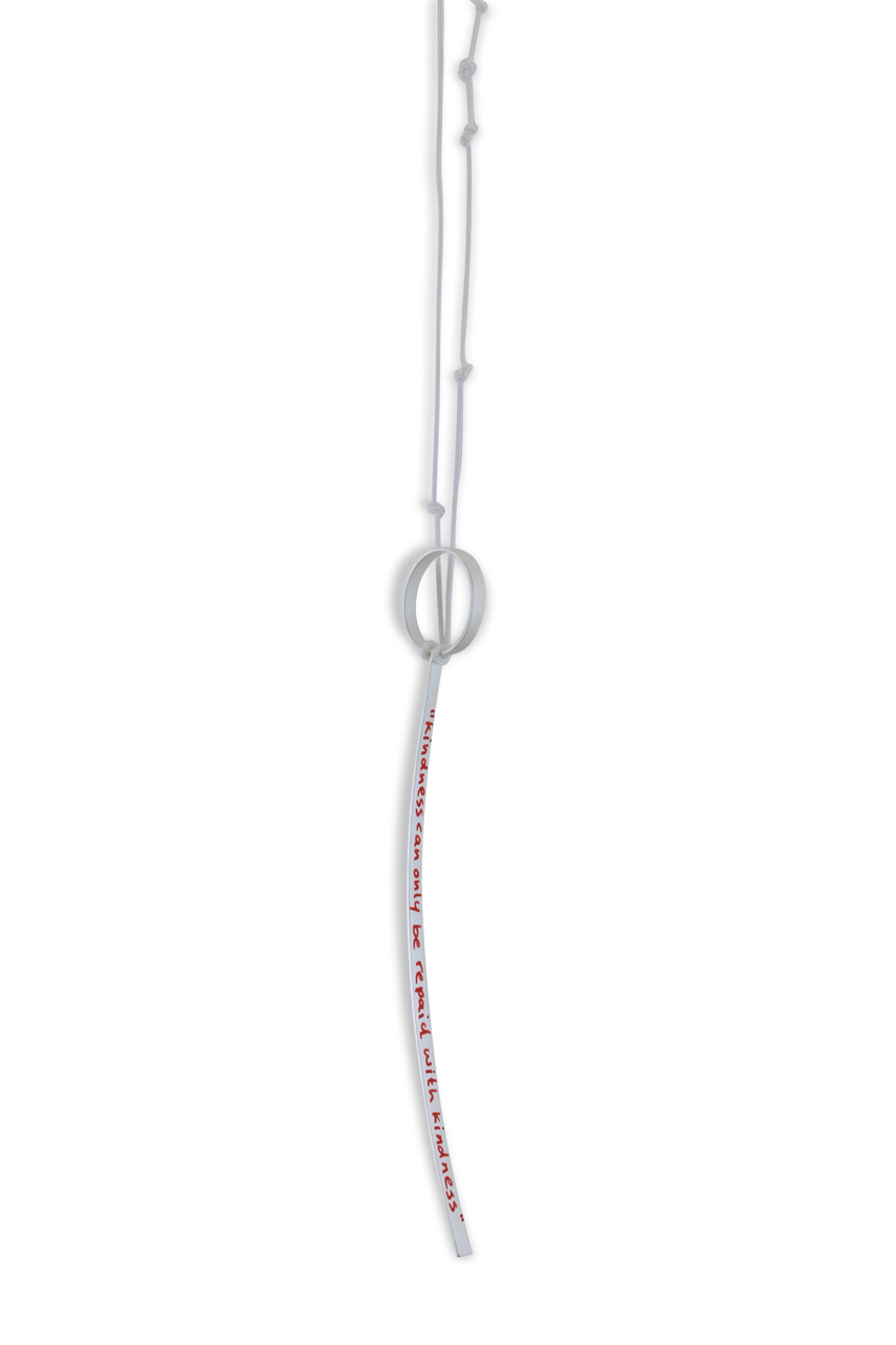sita falkena silent mind pendent silver nylon cord